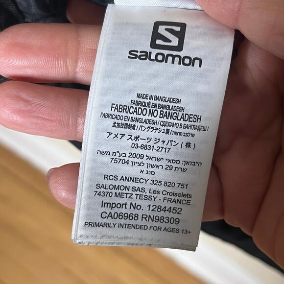 Salomon Fantasy Women’s Waterproof Insulated Ski Snowboard Jacket Black XL - Picture 6 of 11